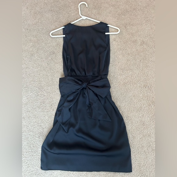 Navy Blue, Satin DO+BE Dress - Picture 2 of 3